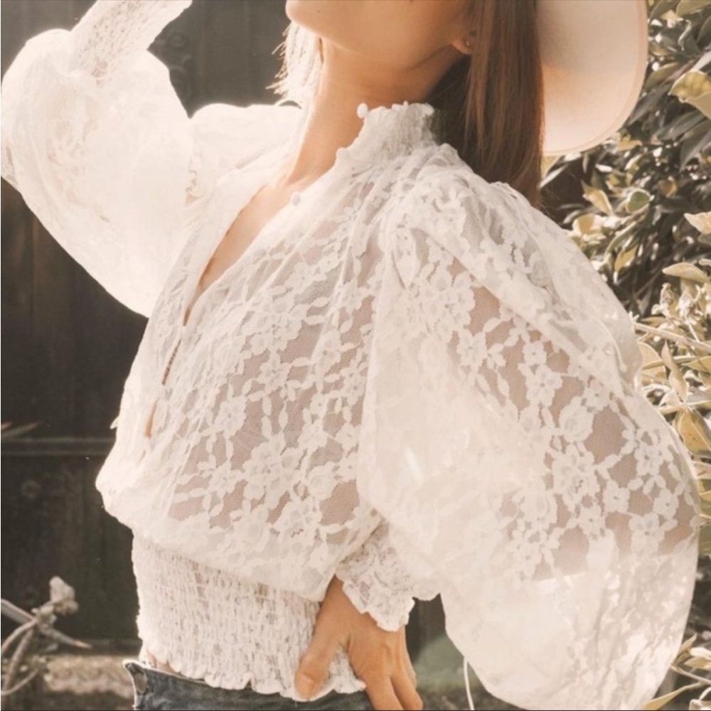 For Love and Lemons Lace Top